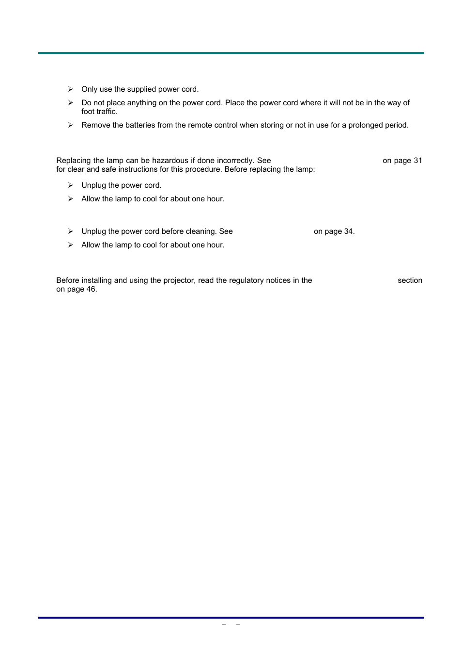 Vivitek D326 User Manual | Page 3 / 52