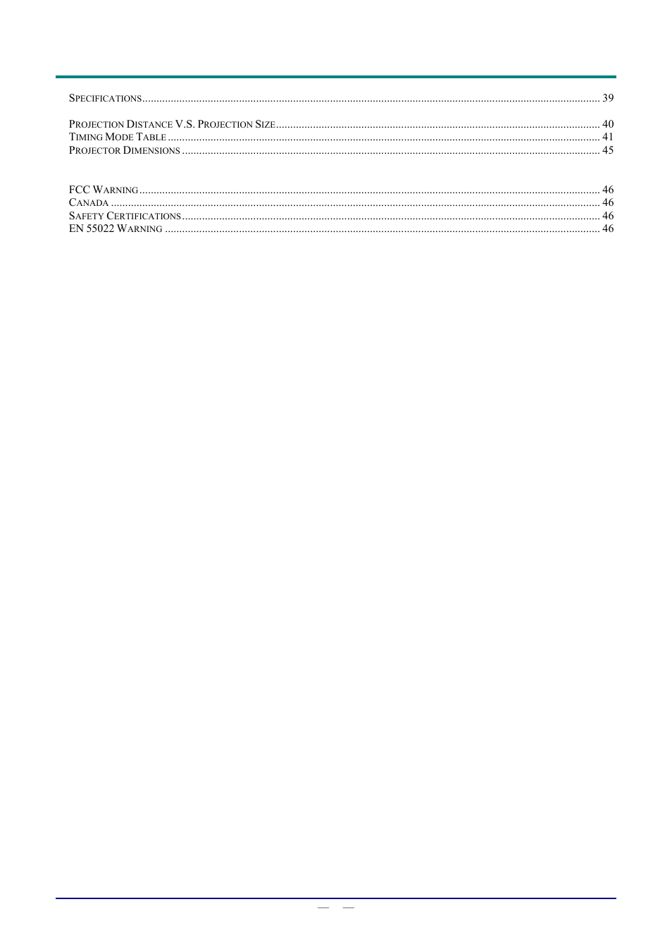 Vivitek D326 User Manual | Page 6 / 52