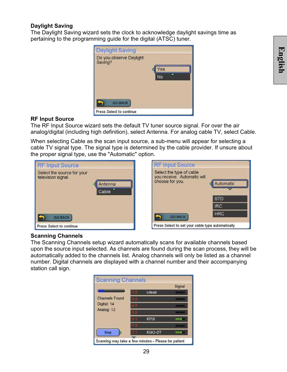 English | Vivitek LT32PL3-A User Manual | Page 30 / 45