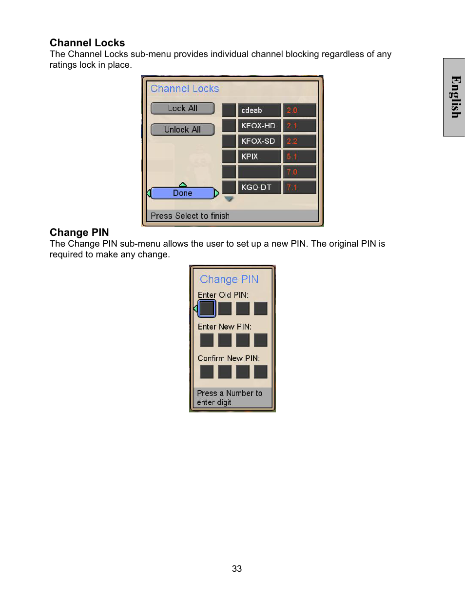 English | Vivitek LT32PL3-A User Manual | Page 34 / 45