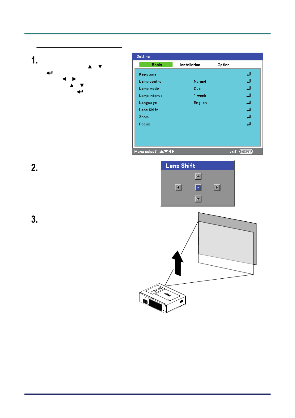 From the remote control unit | Vivitek D5500 User Manual | Page 37 / 113