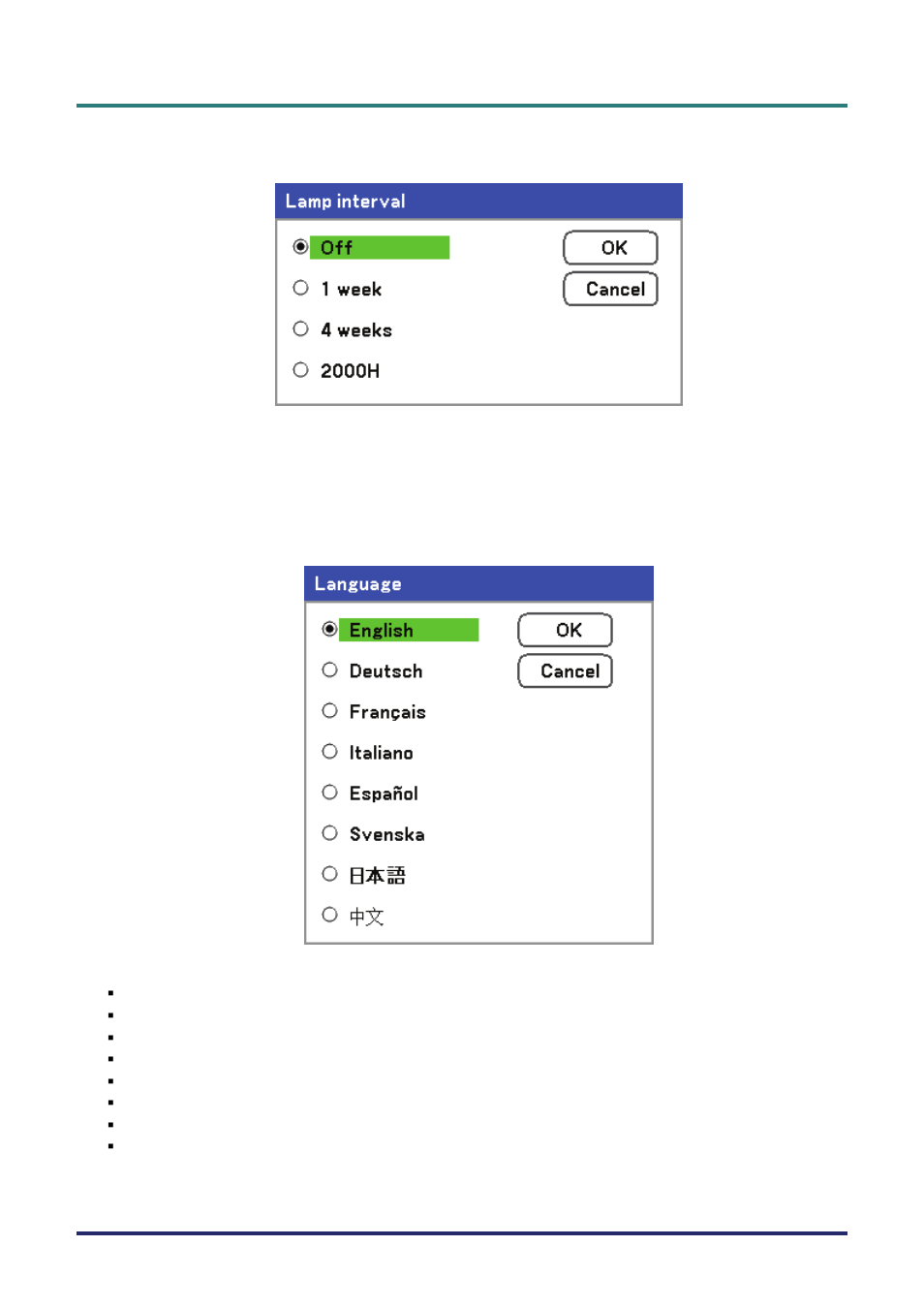Vivitek D5500 User Manual | Page 72 / 113