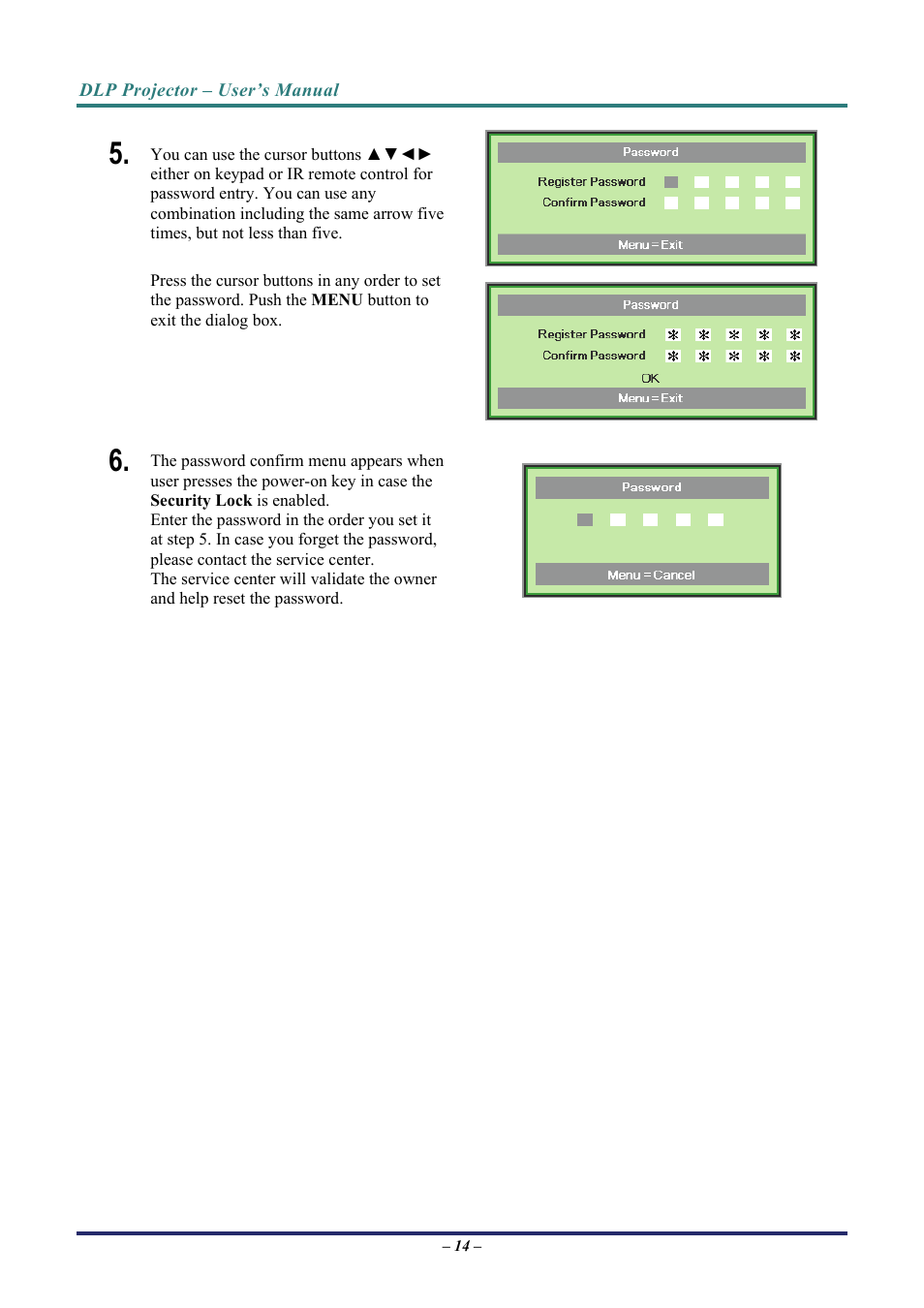 Vivitek D7 User Manual | Page 22 / 63