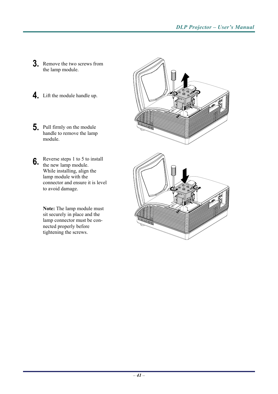 Vivitek D7 User Manual | Page 49 / 63