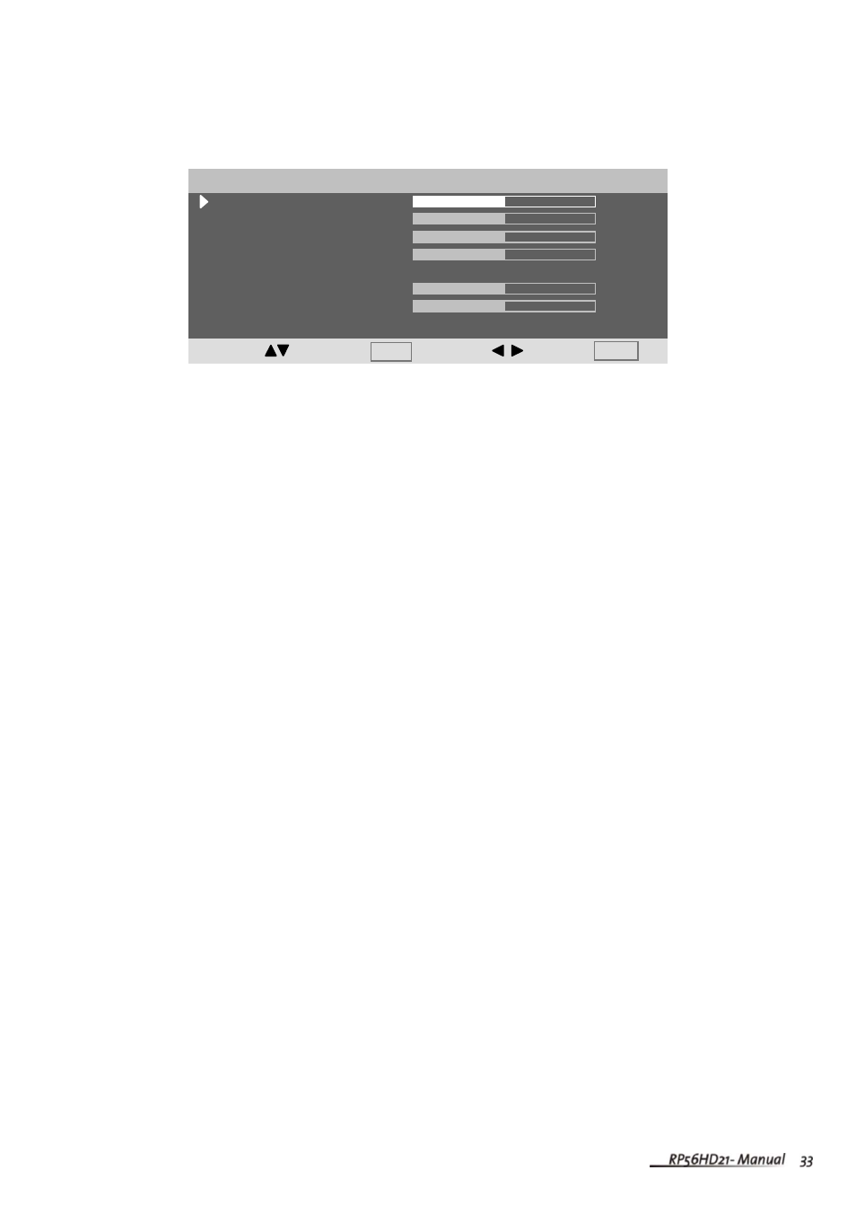 Picture adjust, Pc modes | Vivitek RP56HD21-A User Manual | Page 36 / 62