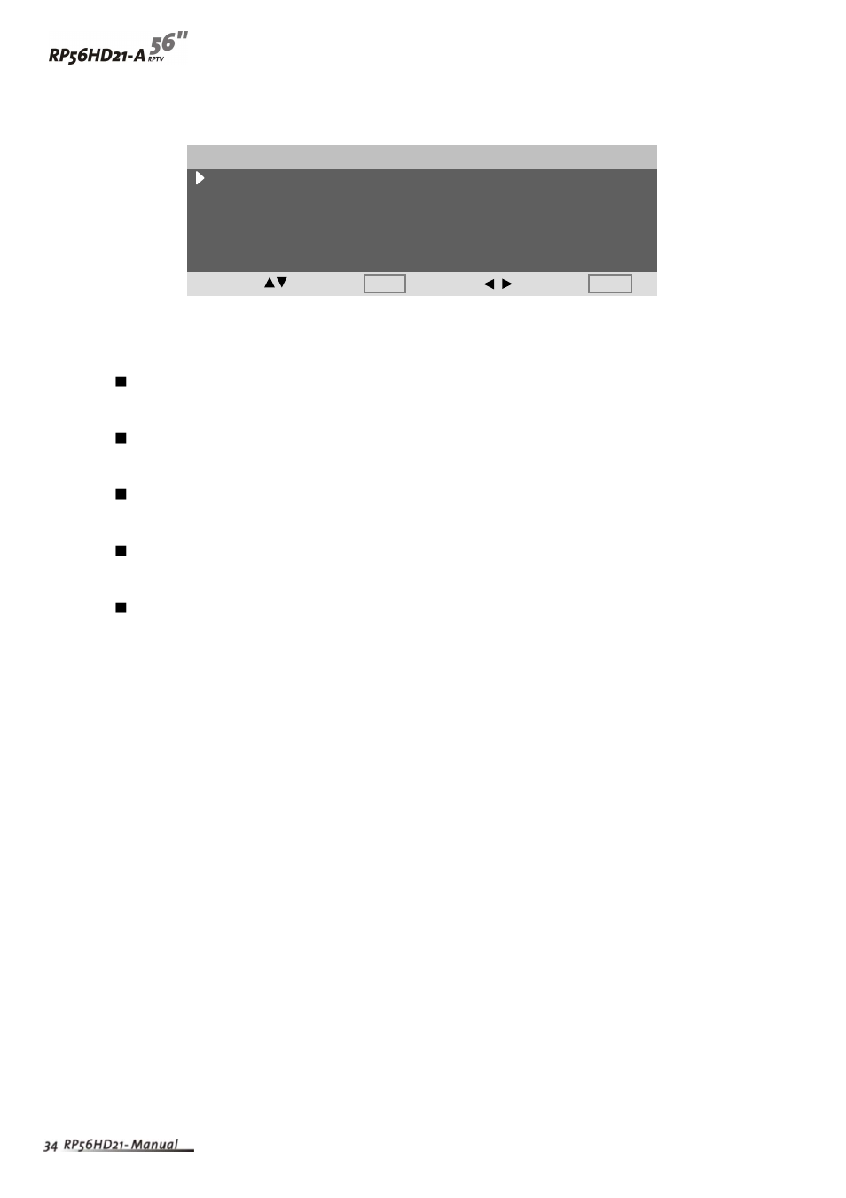 Pip setup | Vivitek RP56HD21-A User Manual | Page 37 / 62