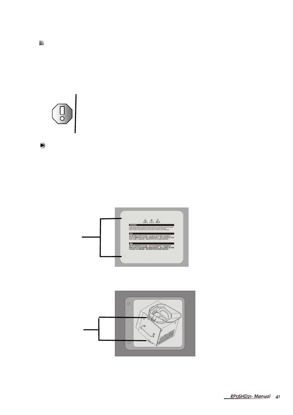 Vivitek RP56HD21-A User Manual | Page 44 / 62