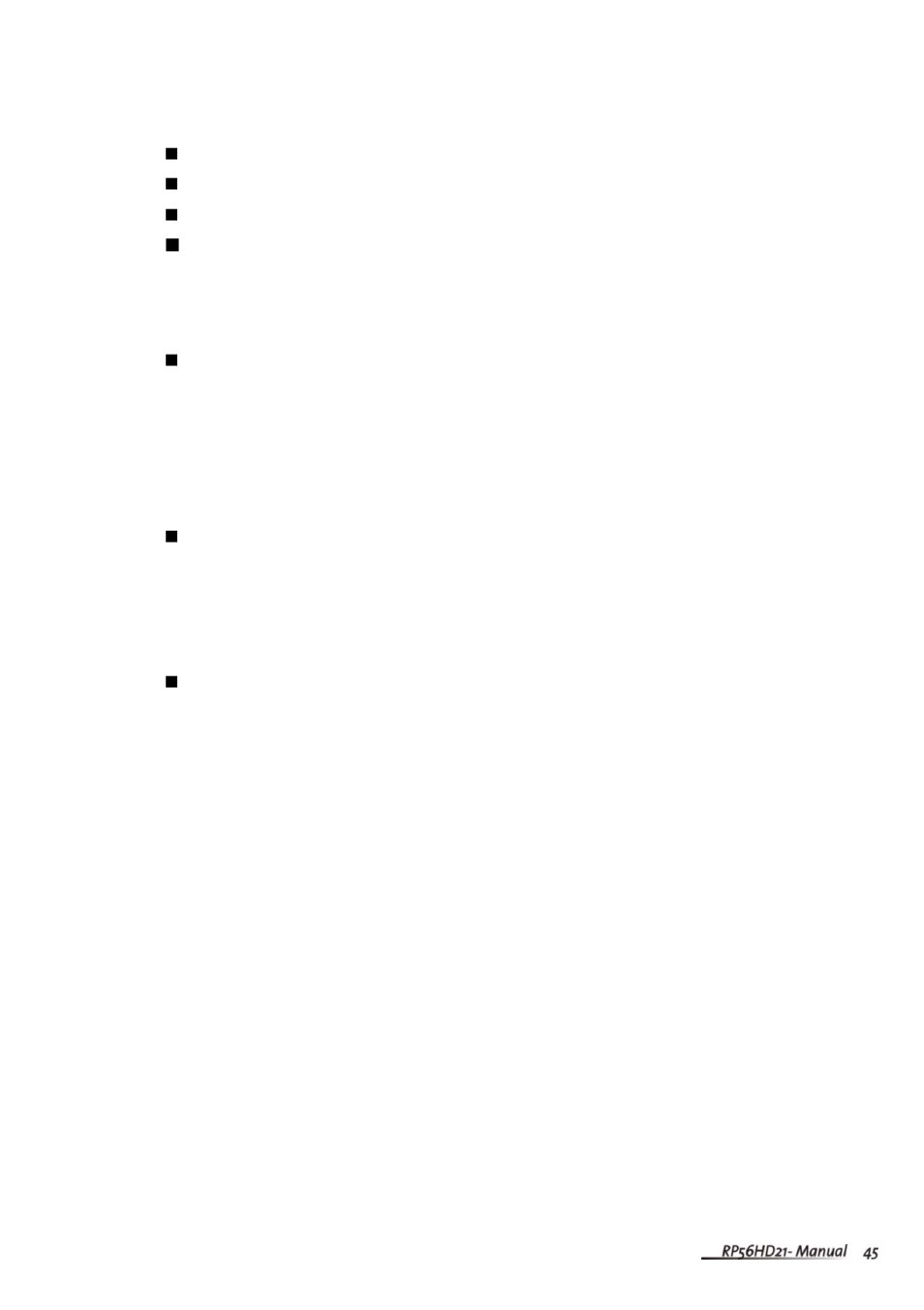 Vivitek RP56HD21-A User Manual | Page 48 / 62