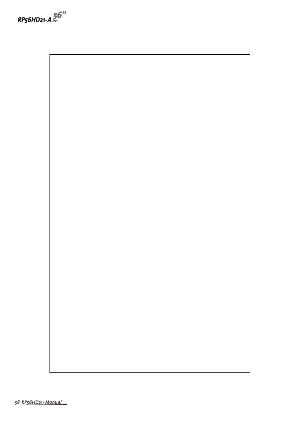 Vivitek RP56HD21-A User Manual | Page 61 / 62