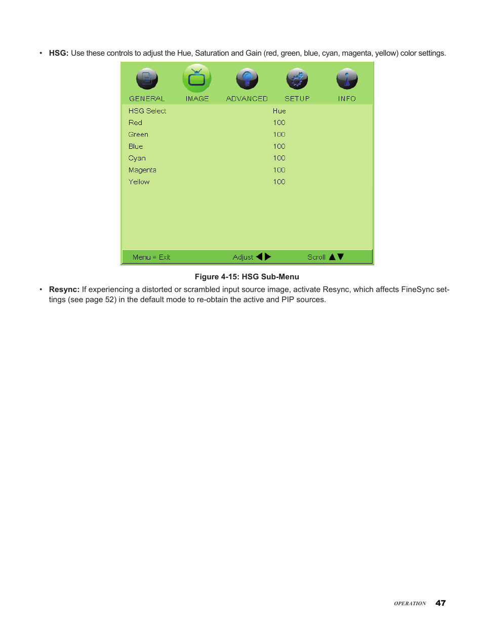 Vivitek H9080FD User Manual | Page 47 / 73