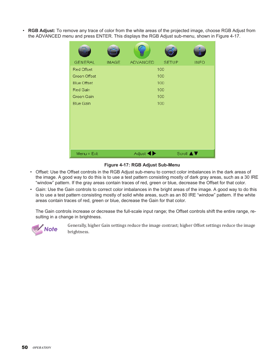 Vivitek H9080FD User Manual | Page 50 / 73