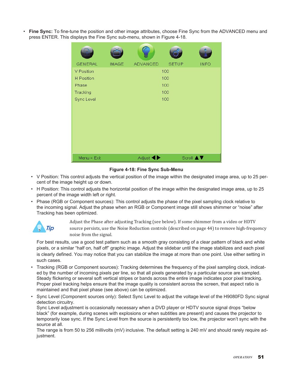 Vivitek H9080FD User Manual | Page 51 / 73