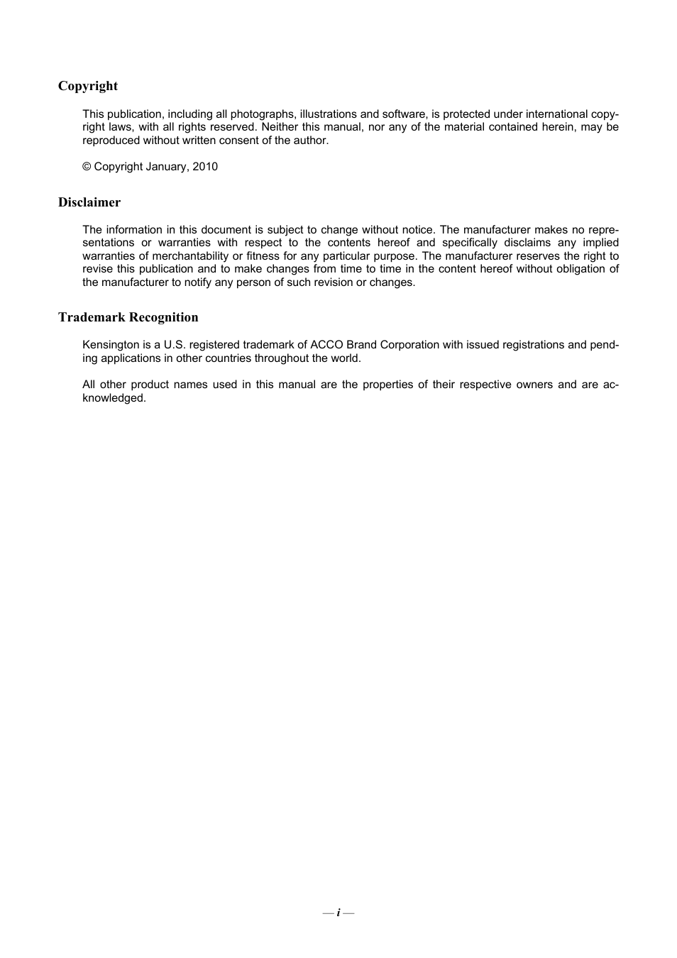 Vivitek D3 User Manual | Page 2 / 62