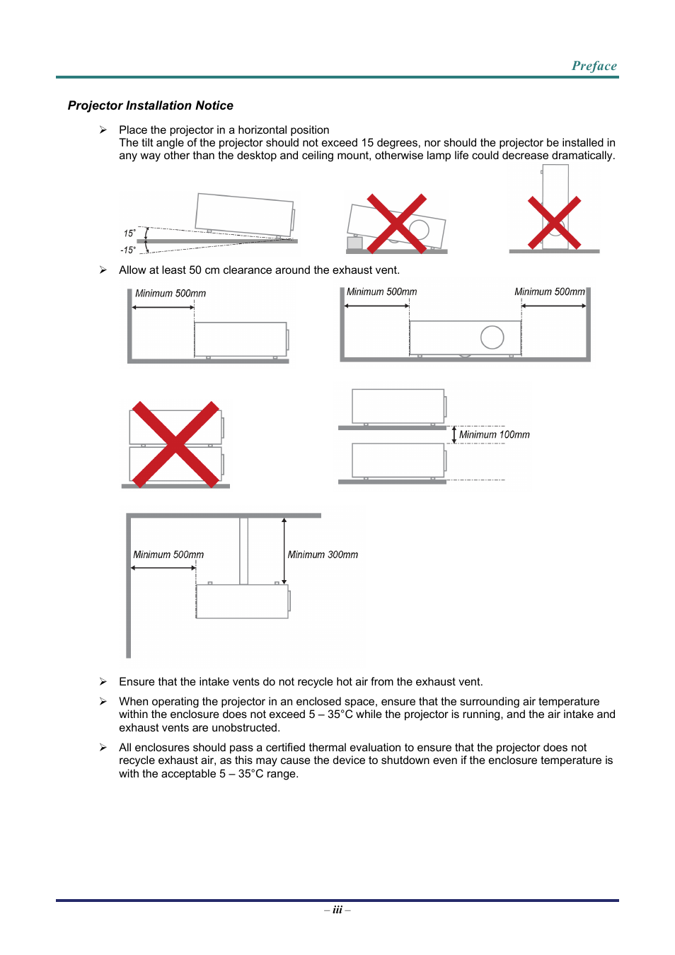 Vivitek D3 User Manual | Page 4 / 62