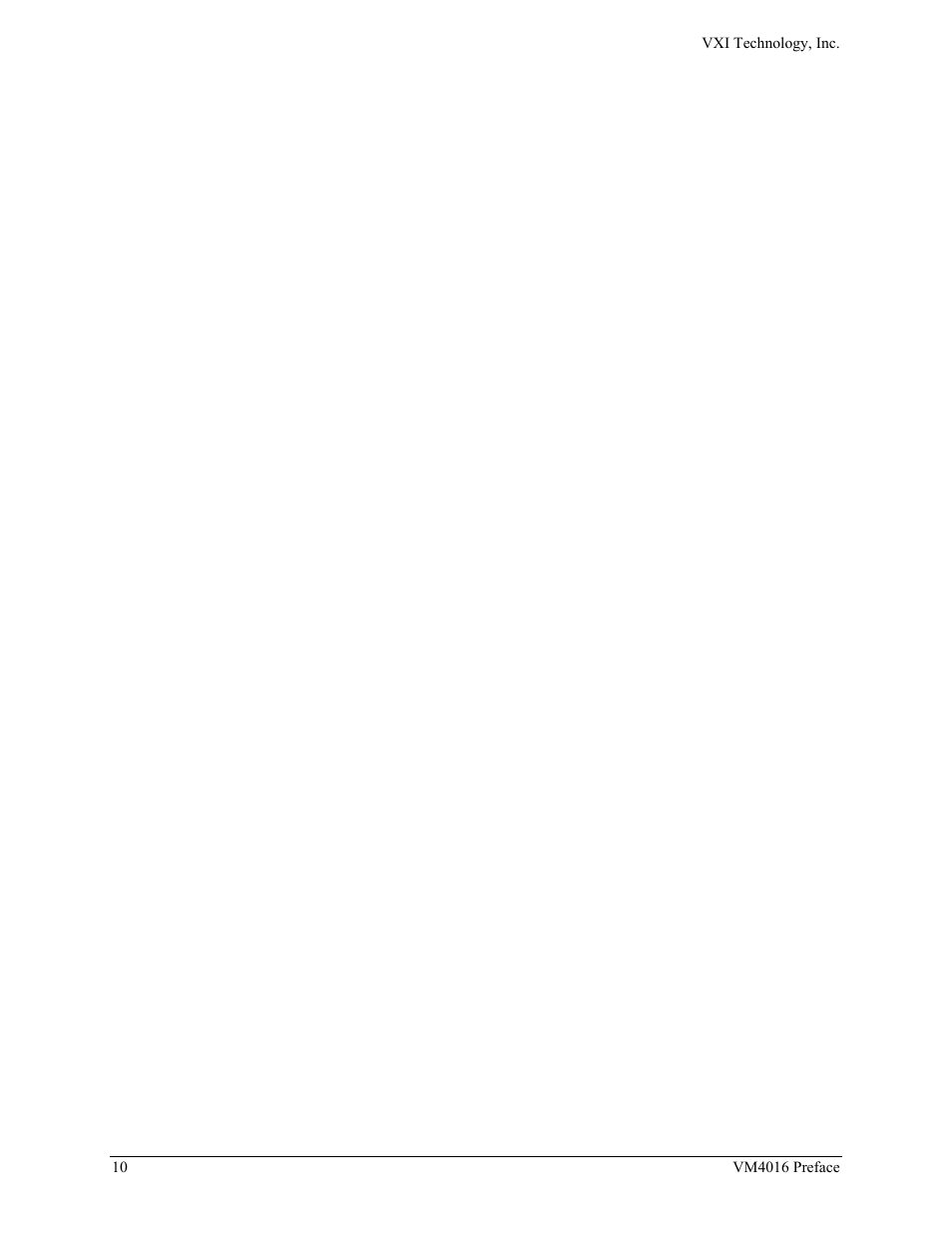 VXI VM4016 User Manual | Page 10 / 95
