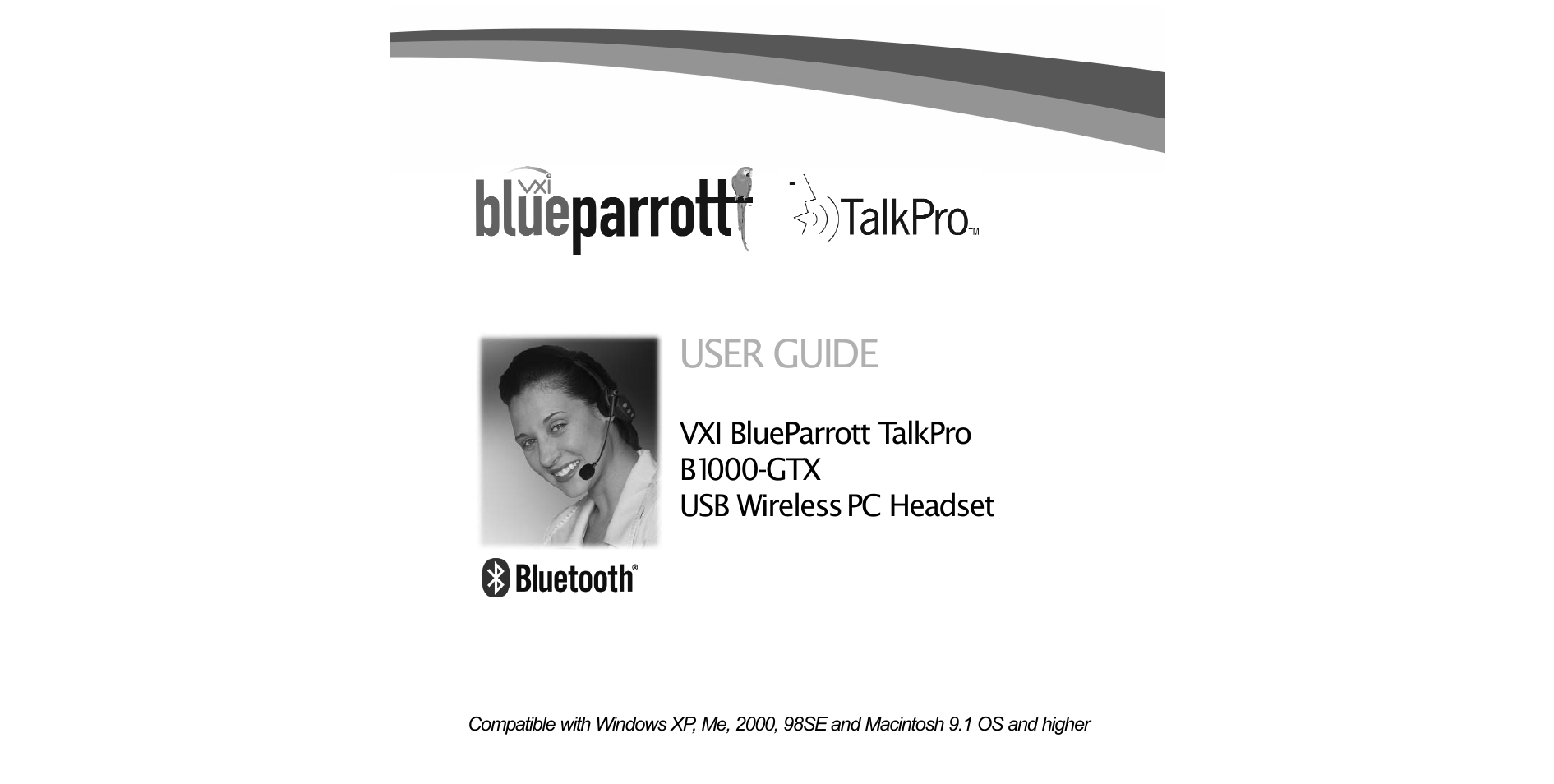 VXI BlueParrott TalkPro B1000-GTX User Manual | 15 pages