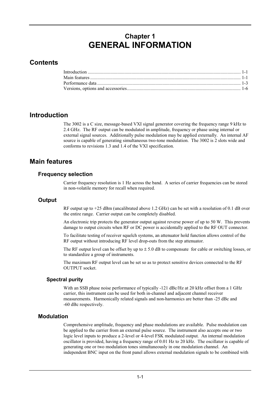 VXI 3002 User Manual | Page 20 / 136