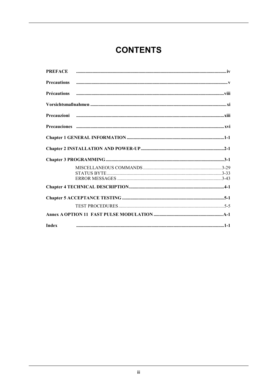 VXI 3002 User Manual | Page 4 / 136