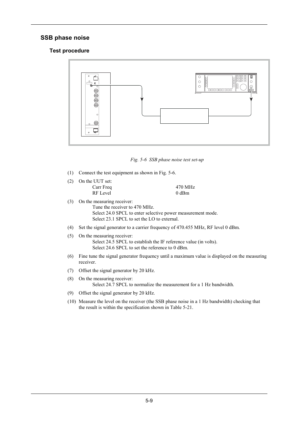 Ssb phase noise | VXI 3002 User Manual | Page 84 / 136