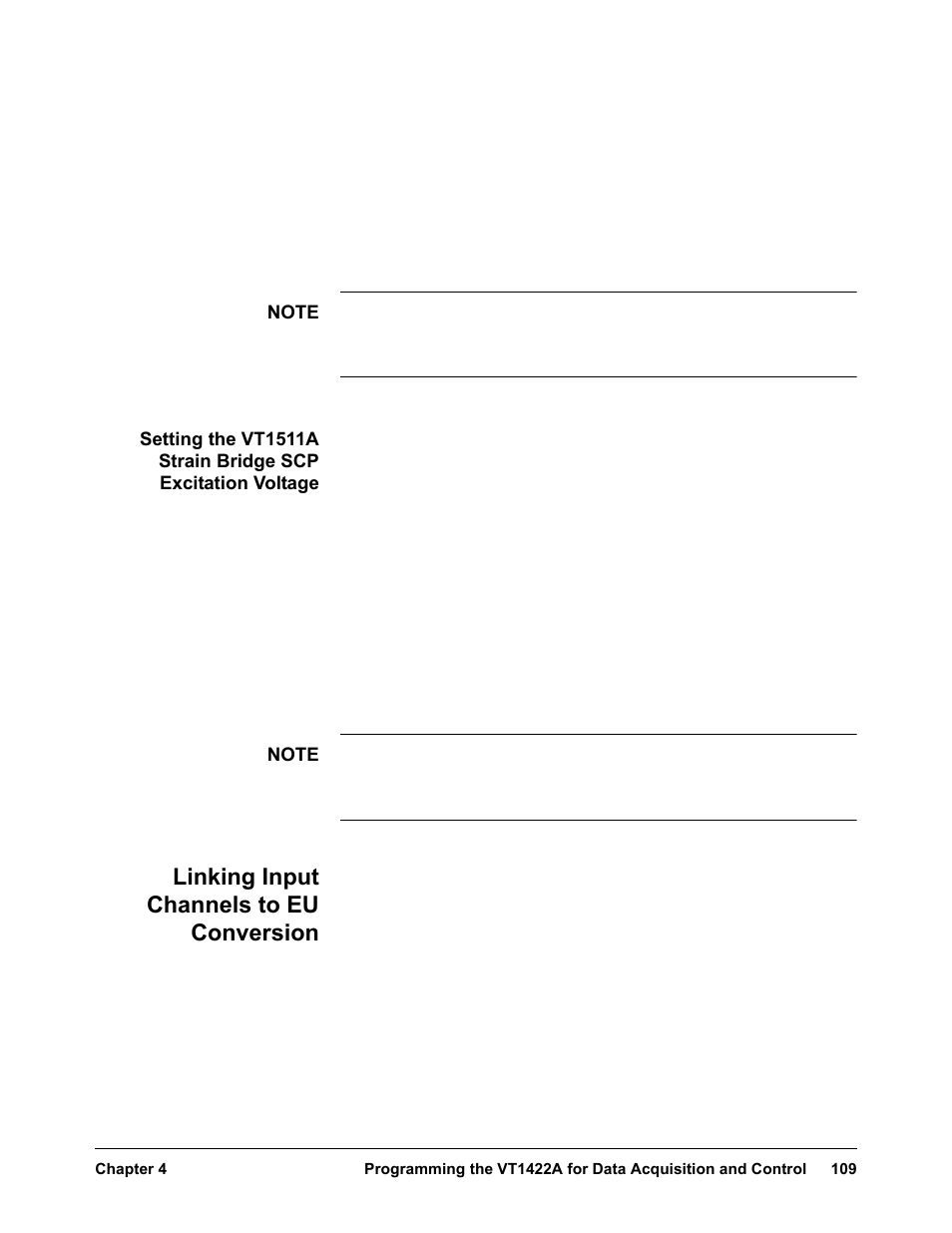 Linking input channels to eu conversion | VXI VT1422A User Manual | Page 111 / 529