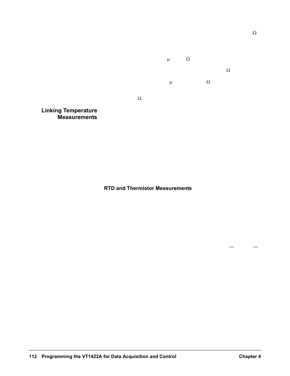 Linking temperature measurements | VXI VT1422A User Manual | Page 114 / 529