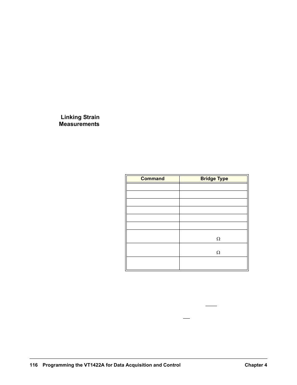 Linking strain measurements | VXI VT1422A User Manual | Page 118 / 529