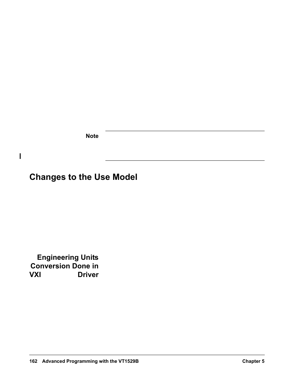 Changes to the use model | VXI VT1422A User Manual | Page 164 / 529