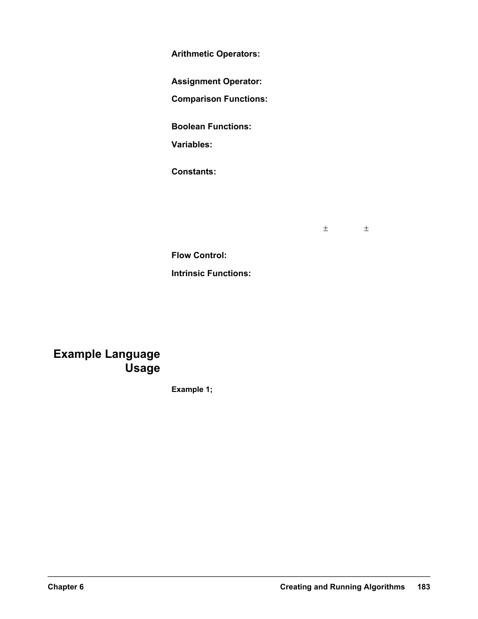 Example language usage | VXI VT1422A User Manual | Page 185 / 529