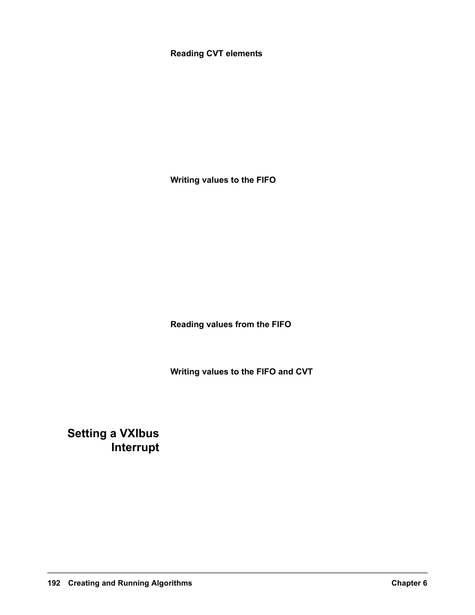 Setting a vxibus interrupt | VXI VT1422A User Manual | Page 194 / 529