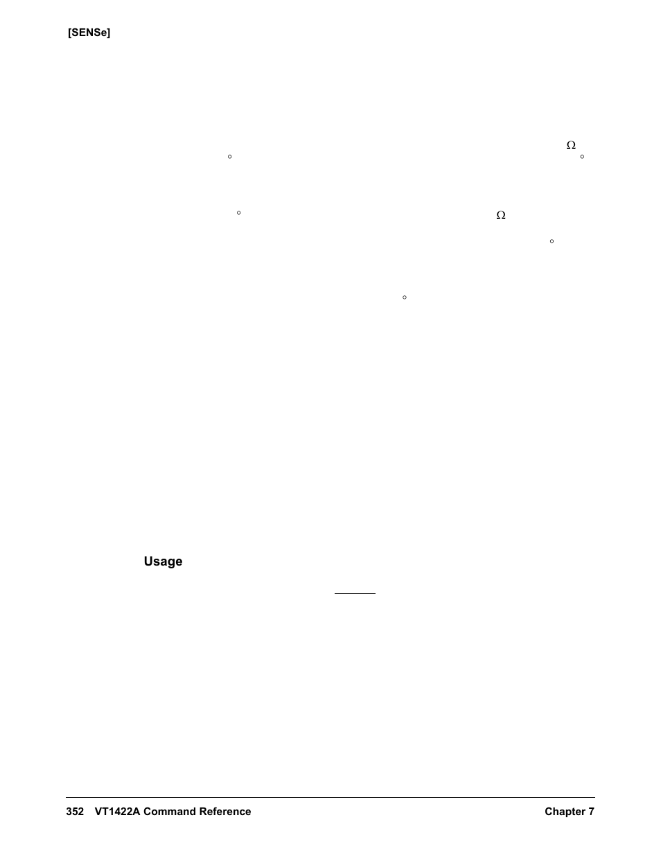 Usage | VXI VT1422A User Manual | Page 354 / 529