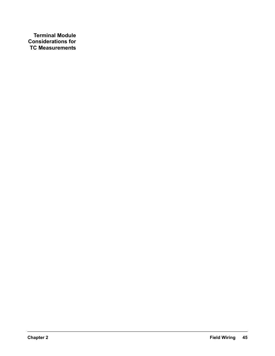 Terminal module considerations for tc measurements | VXI VT1422A User Manual | Page 45 / 529