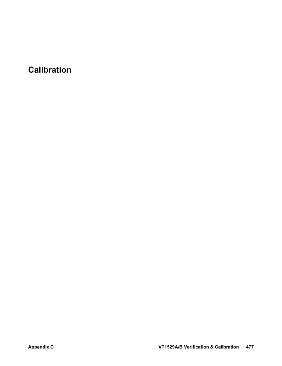 Calibration | VXI VT1422A User Manual | Page 479 / 529