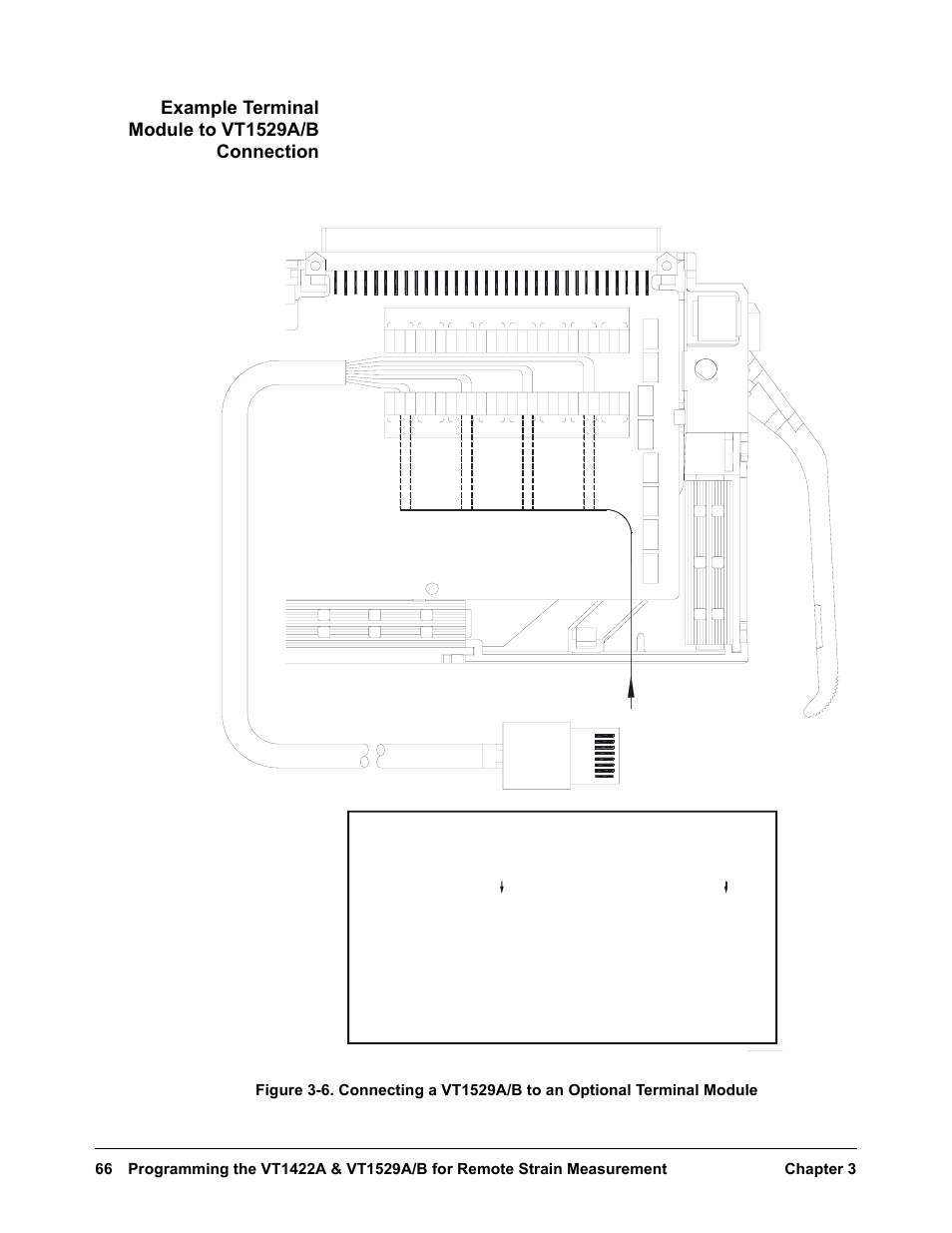 Example terminal module to vt1529a/b connection, Terminal module connection formula | VXI VT1422A User Manual | Page 68 / 529