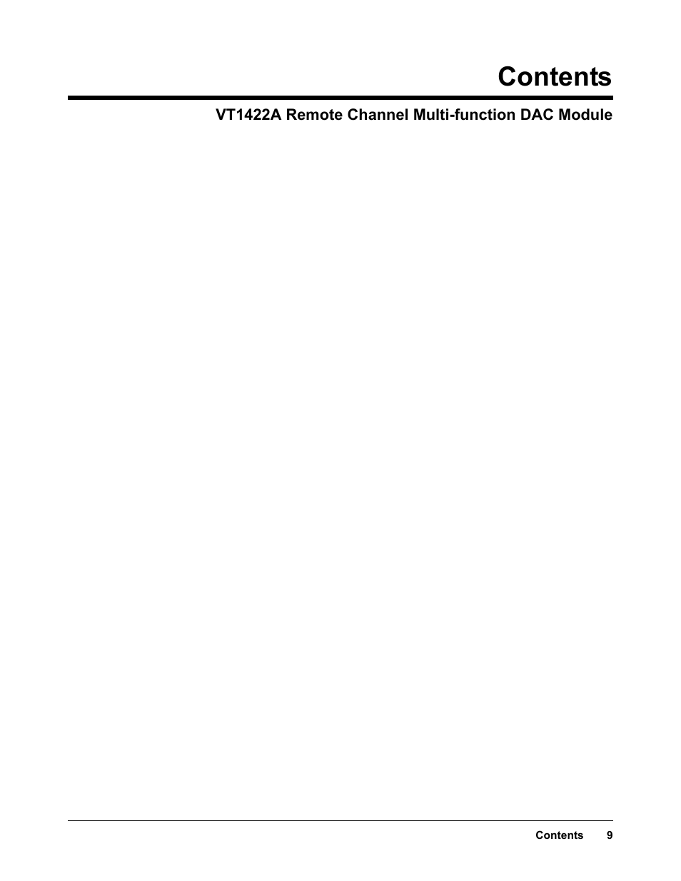 VXI VT1422A User Manual | Page 9 / 529