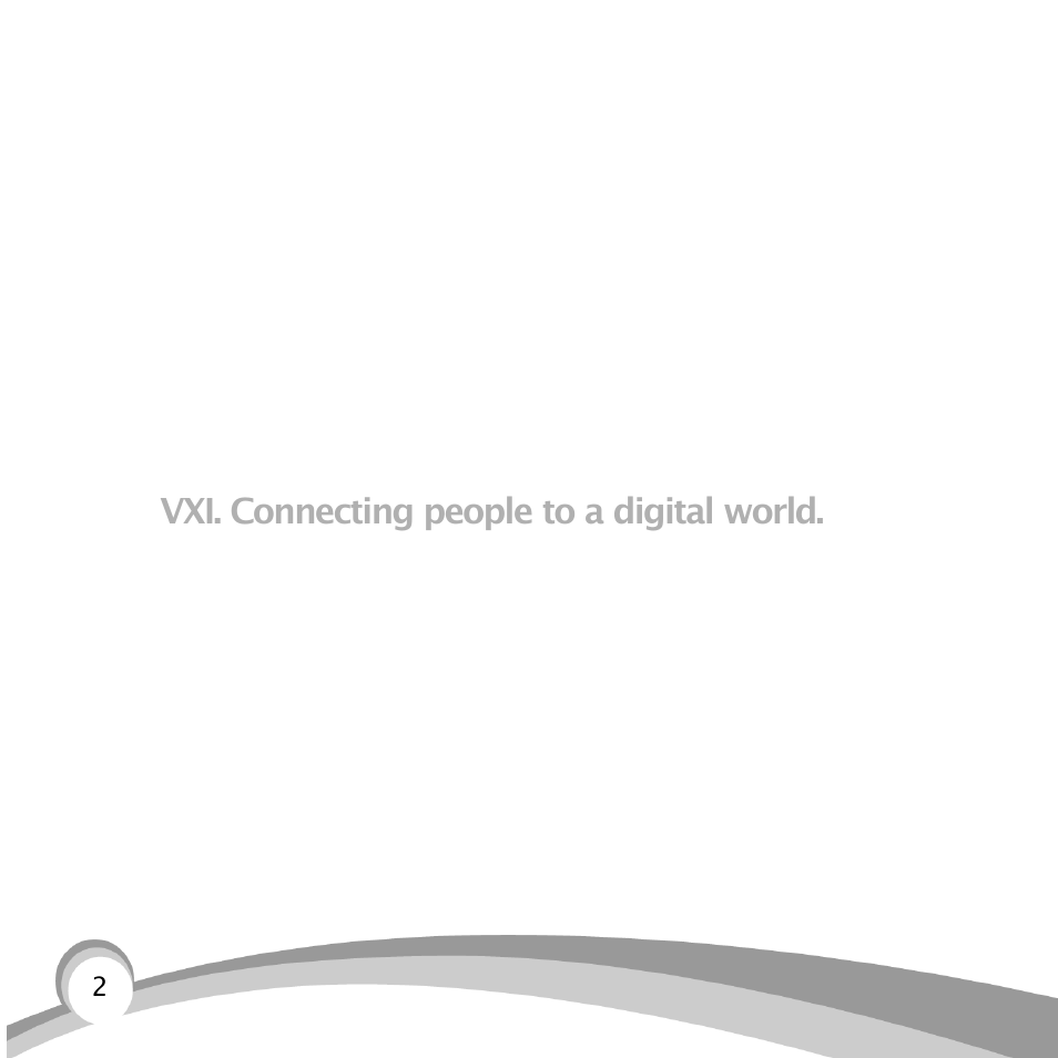 Vxi. connecting people to a digital world | VXI B150-GTX User Manual | Page 2 / 24