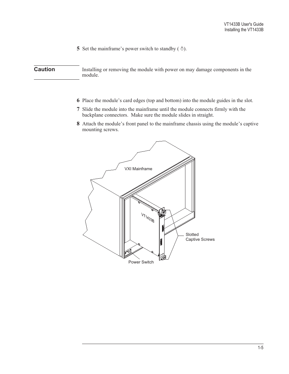 VXI VT1433B User Manual | Page 15 / 203