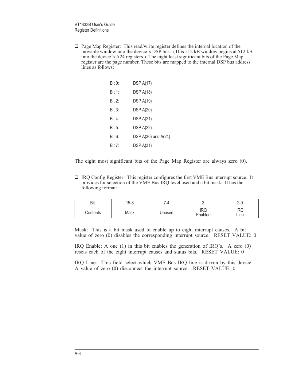VXI VT1433B User Manual | Page 182 / 203