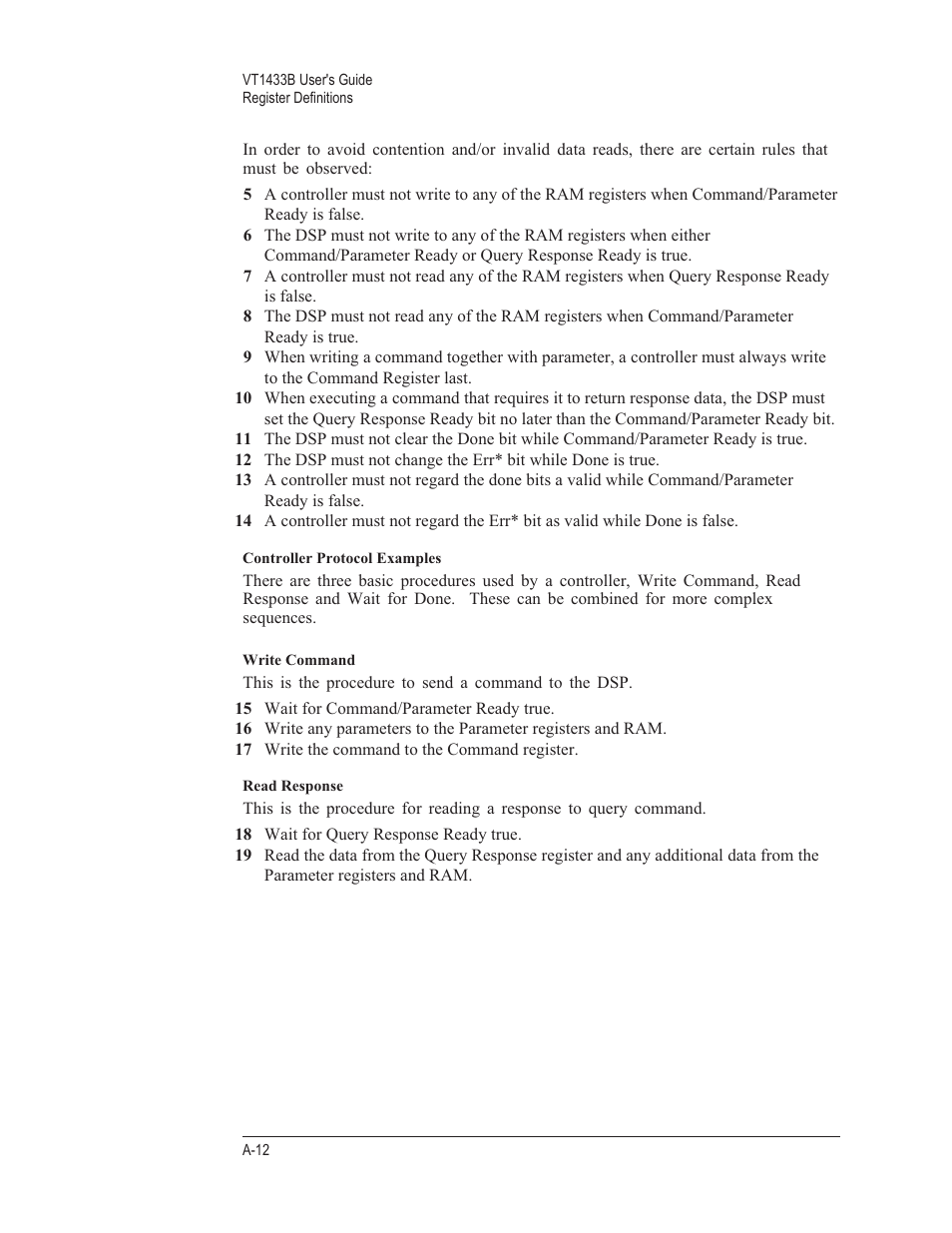 VXI VT1433B User Manual | Page 186 / 203