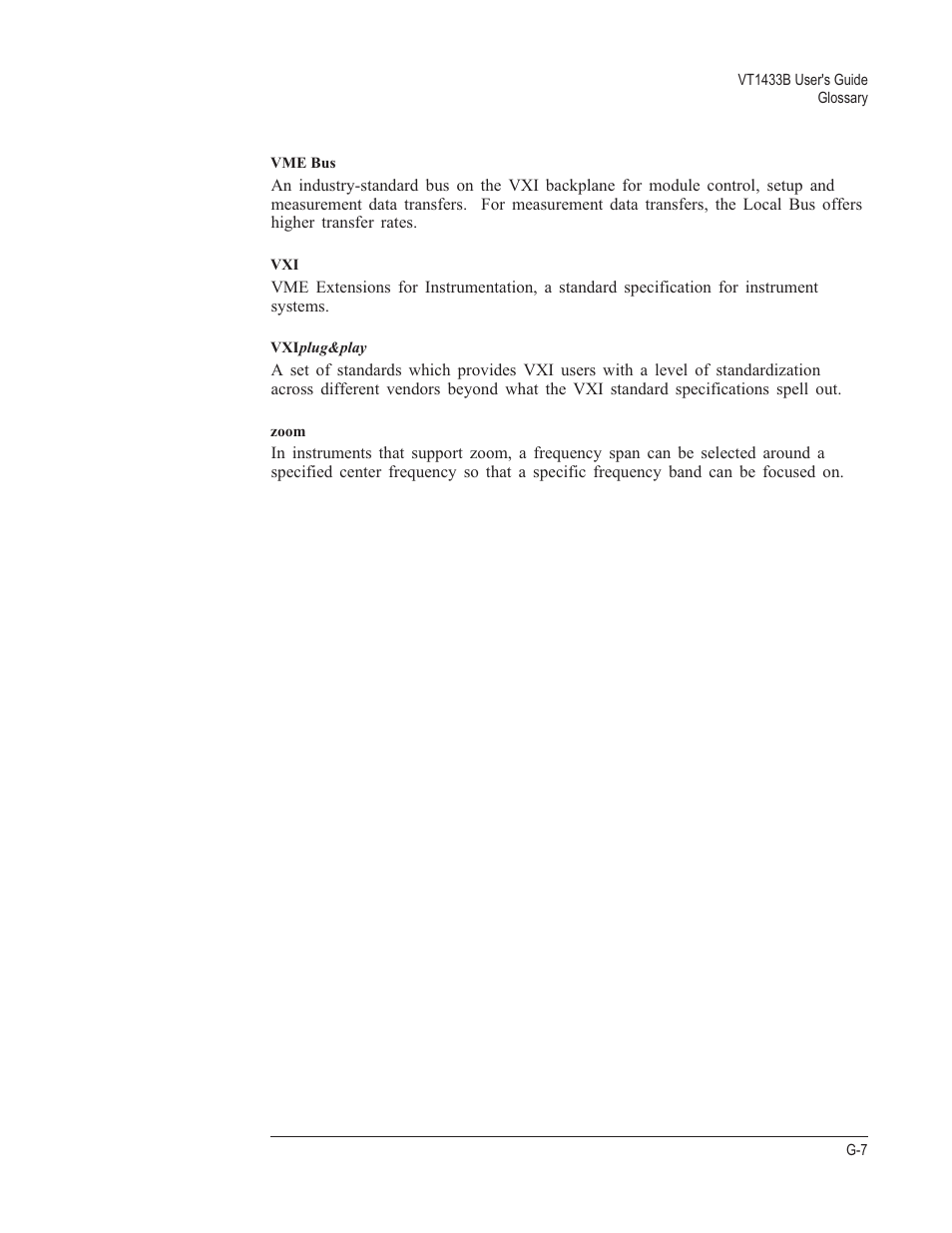 VXI VT1433B User Manual | Page 197 / 203