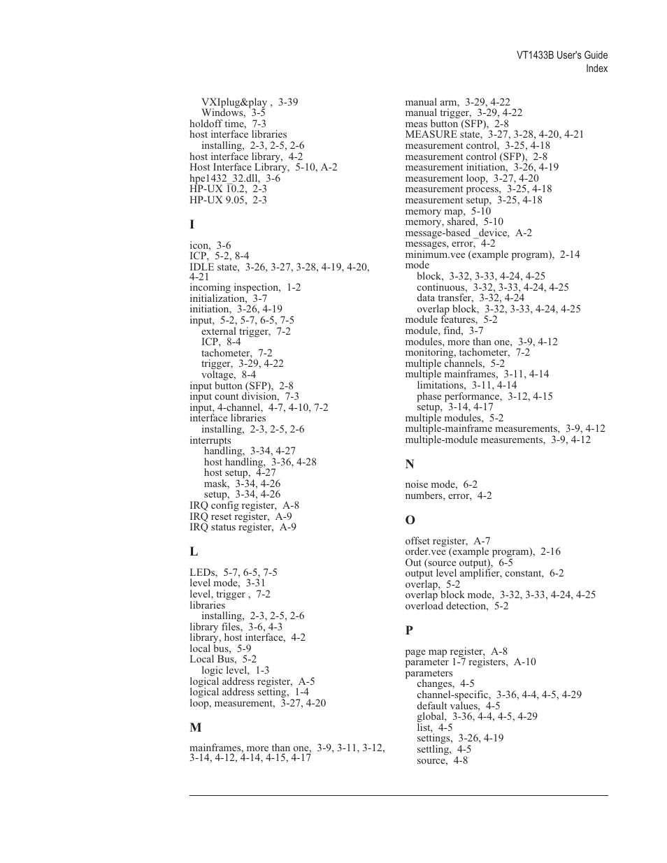 VXI VT1433B User Manual | Page 201 / 203