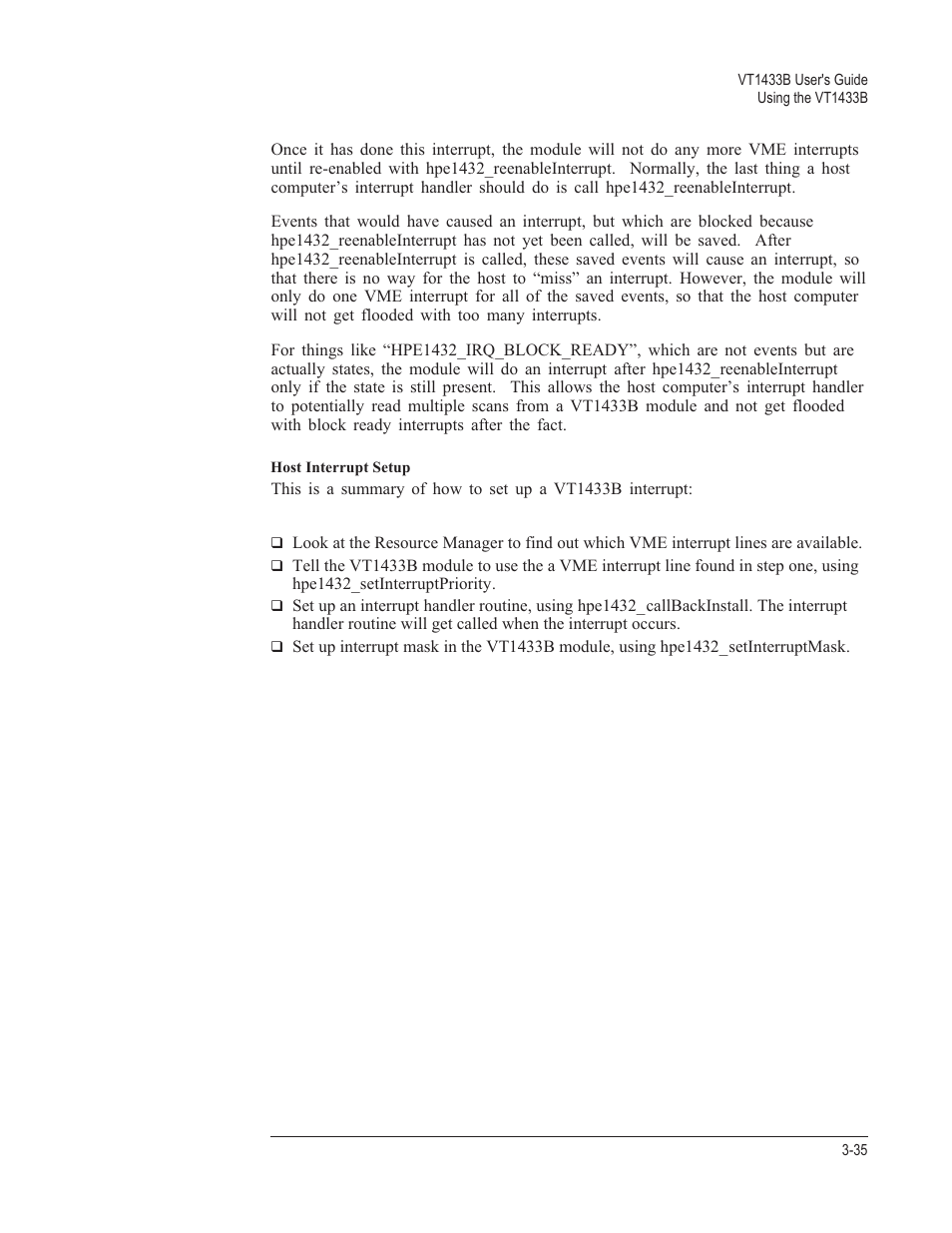VXI VT1433B User Manual | Page 73 / 203