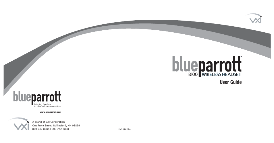 VXI BlueParrott B100 User Manual | 26 pages