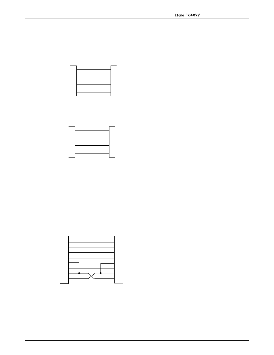 Cables, Com port (serial port) cables | VXI ITONA TC4XYY User Manual | Page 16 / 18