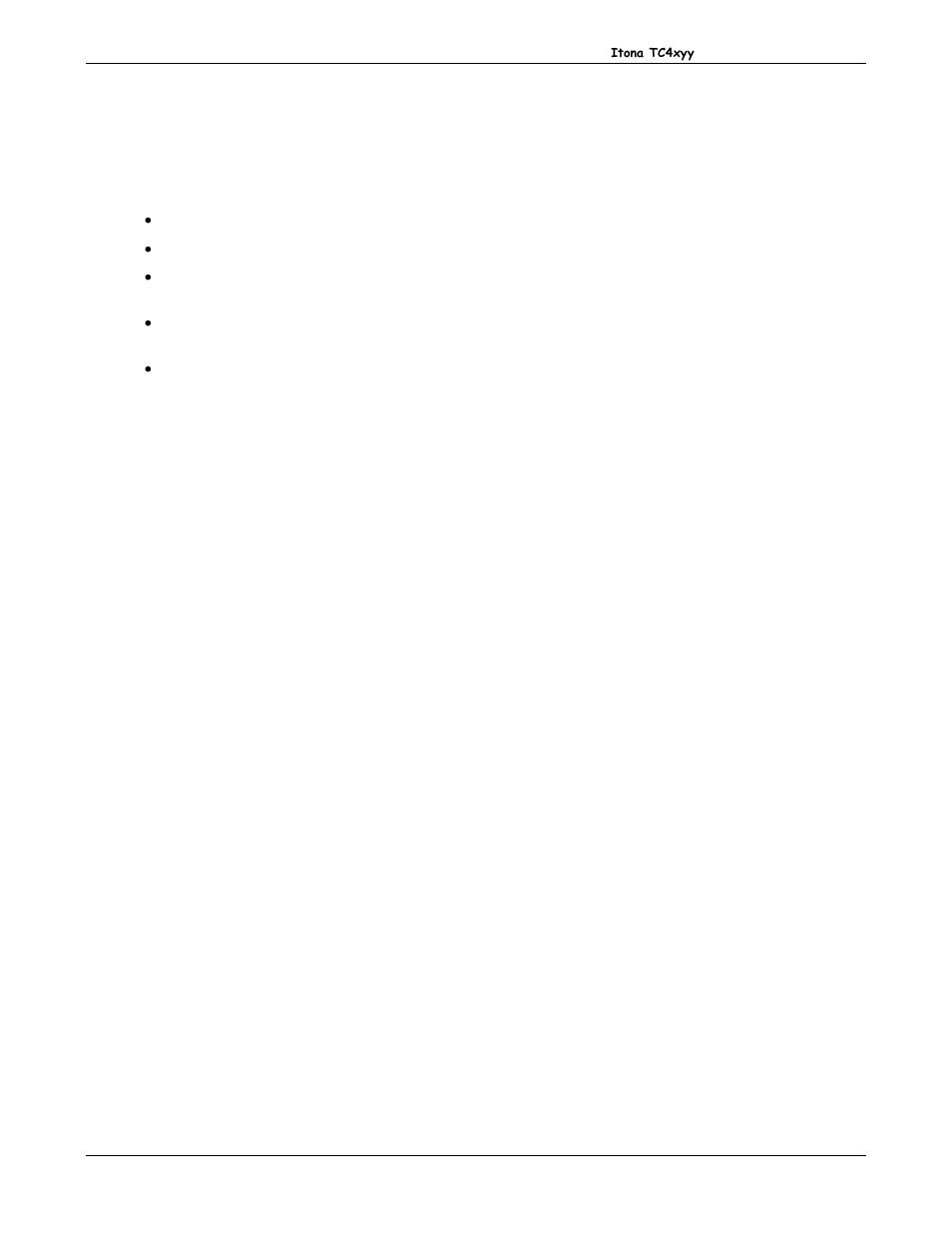Preface | VXI ITONA TC4XYY User Manual | Page 4 / 18