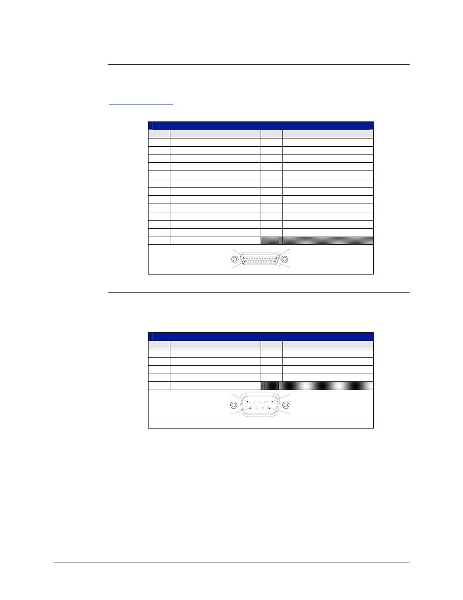 Trigger bus connectors, Digital i/o connector | VXI EX7000 User Manual | Page 20 / 39