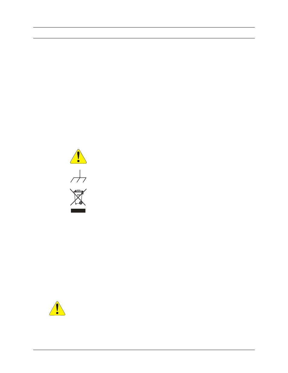 General safety instructions, Eneral, Afety | Nstructions | VXI EX7000 User Manual | Page 7 / 39