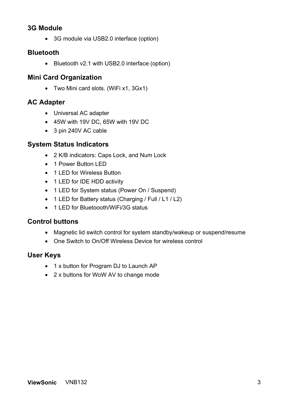 VIEWSONIC VS13191 User Manual | Page 10 / 35