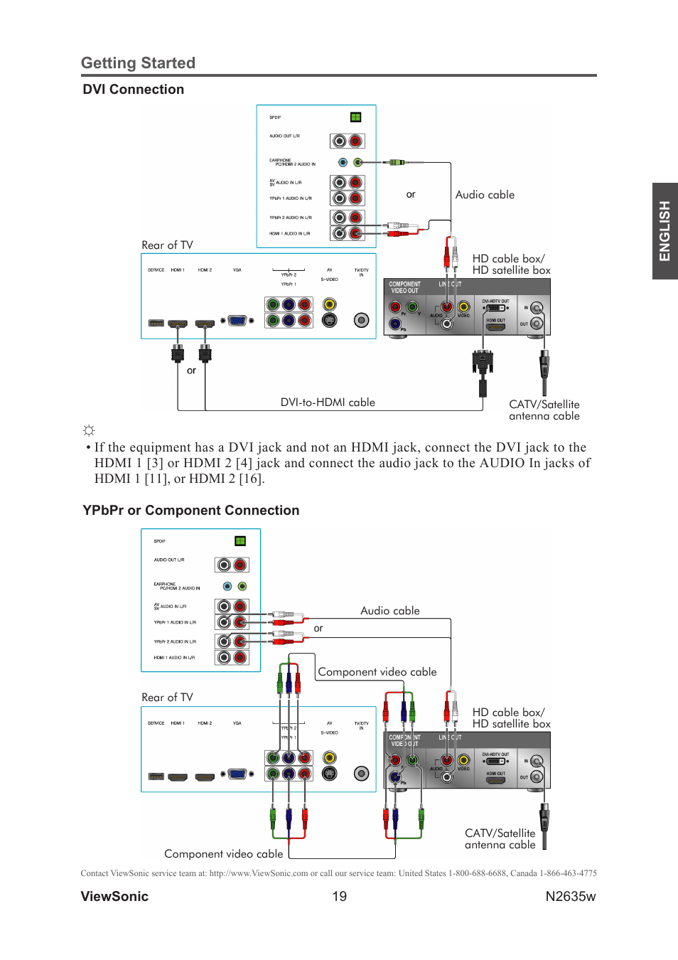 Getting started | VIEWSONIC VS11769-2M User Manual | Page 24 / 50