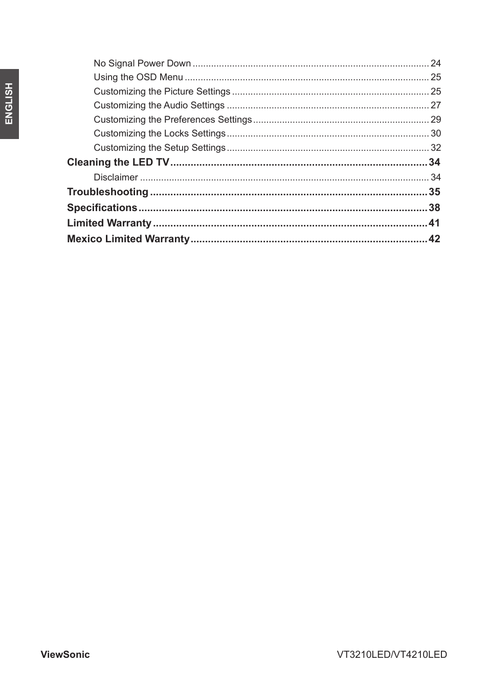 VIEWSONIC VS13772-1M User Manual | Page 3 / 47