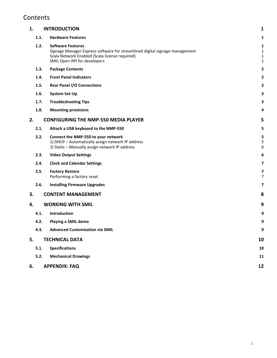 VIEWSONIC NMP-550 User Manual | Page 2 / 18